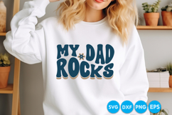 Father's day retro SVG Design, Dad Retro Product Image 3