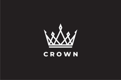 Crown Logo Design Vector Illustration Product Image 1