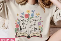 Between the of if a lovely the page book to place be PNG Product Image 3
