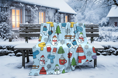 Editable Winter Blanket Mockup Product Image 3