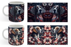 4th Of July | 3D Dog American Patriotic Mug Wrap Product Image 5