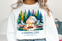 Camping Life svg Design | Svg Cut Files | Shirt Svg Product Image 1