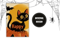 Retro Garden Flag Design, Cartoon Halloween Garden Flag Product Image 2
