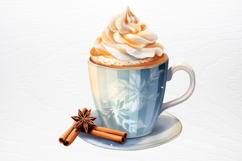Christmas hot chocolate sublimation PNG Product Image 2