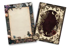 Gothic Vintage Junk Journal Pages Product Image 2