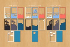 Boat &amp; Under The Sea Scenery, 3D Continuous Layered Papercut Product Image 2