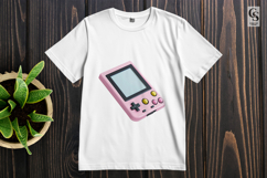 Retro Pastel Game Console Clipart Sublimation PNG Product Image 2
