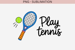 Play Tennis PNG | Summer Sports Sticker Product Image 2