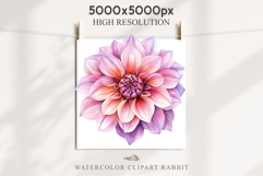 Pink Spring Dahlia Flowers Daisies Pansies Lilies Snapdragon Product Image 3