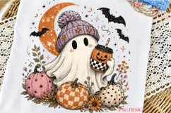 Cute Halloween Ghost PNG, Spooky Season Sublimation, Pumpkin Product Image 2