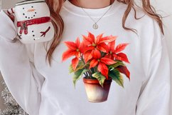 Christmas Houseplants Clipart Sublimation Product Image 2