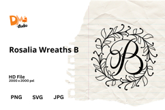 Rosalia Wreaths Monogram Product Image 1