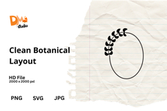 Clean Botanical Layout Product Image 1