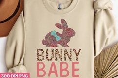Bunny Babe PNG, Happy Easter Sublimation PNG Product Image 3