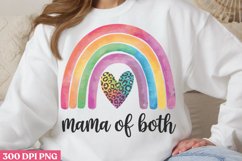 mama of both PNG, Mothers Day Sublimation PNG Product Image 1