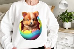 Easter Eggshell Dogs Sublimation, Easter Eggshell Product Image 2