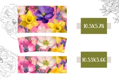 Narcissus Tumbler Design, Pink 40 Oz Tumbler Template Product Image 2