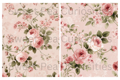 Shabby Chic, Flowers, Papers, Junk Journal Product Image 2