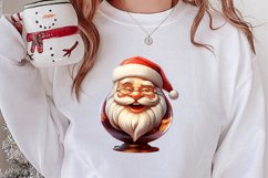 Christmas Wine Cup Sublimation Clipart Product Image 2