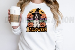 Retro Halloween Boykin Spaniel Sublimation PNG Design Product Image 2