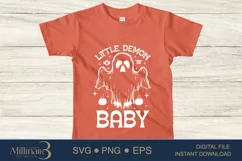 Little Demon Baby SVG PNG Sublimation |Boo Witch SVG| Baby Product Image 2