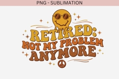 Retired png design for T-shirts Product Image 2