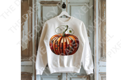 Book Pumpkin PNG Whimsical Fall Clipart, Antique Book Stack Product Image 2
