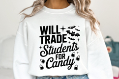 Will trade Students for candy Svg | Halloween | Shirt Svg Product Image 1