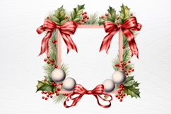 Christmas Frame Border Sublimation PNG Product Image 2