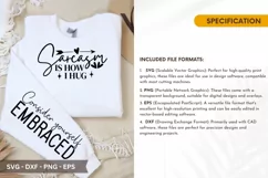 Sarcasm is how I hug SVG - Funny Sleeve T-Shirt Design Product Image 2
