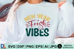 Happy New Year SVG Design, New Year SVG, New Year design Product Image 1