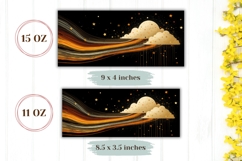 Cartoon Clouds Mug Wrap, Sky Mug Design, Abstract Mug Product Image 2