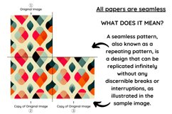 Abstracts Wildflowers Seamless Floral Pattern Set | JPG Product Image 2