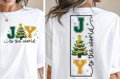 Joy To The World PNG, Joy Yarn PNG, Merry Christmas Faux Product Image 2