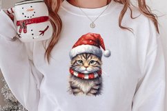 Cat Christmas Cat Art for Holiday Clipart Product Image 2