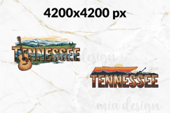 Tennessee State PNG, Smoky Mountains Music Sublimation Product Image 2