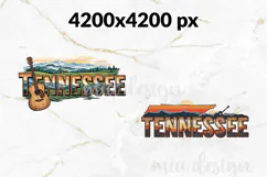 Tennessee State PNG, Smoky Mountains Music Sublimation Product Image 2