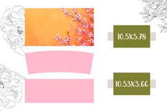 Sakura Tumbler Design, Pink Flowers 40 Oz Tumbler Template Product Image 2