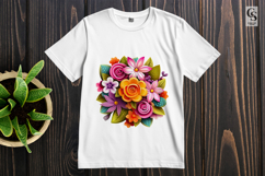 Bright Flower Bouquet Clipart Sublimation PNG Product Image 2