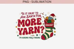 Christmas crochet png design for T-shirts Product Image 2