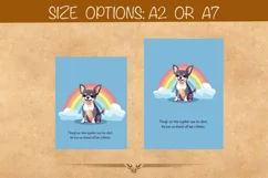 Pet sympathy card, Dog condolence cards, Pet loss card Product Image 5