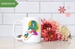 Hand Drawn Summer Girl Illustration, Cartoon Summer Girl PNG Product Image 2