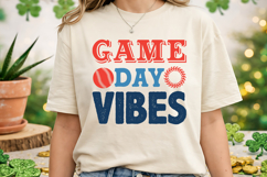 Game Day Vibes Baseball SVG Product Image 2
