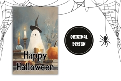 Cartoon Ghost Garden Flag, Happy Halloween Garden Flag Product Image 2