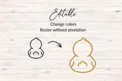 Baby Duck SVG Back View Product Image 2