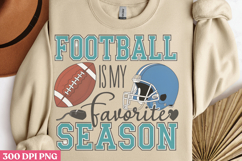 Football Is My Favorite Season PNG, America Football Sublima Product Image 3