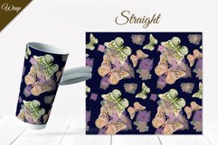 Tumbler Sublimation Design Flowers and Butterflies / 8 PNG Product Image 5
