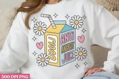 Anti anxiety juice PNG, Anxiety Sublimation Product Image 3