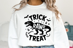 Trick Rawr Treat Svg | Halloween Svg | Shirt Svg Product Image 1