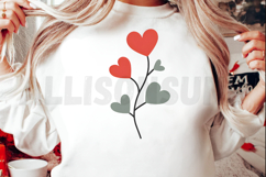 Whimsical Heart Plant Vector Graphic For Valentine Or Product Image 2